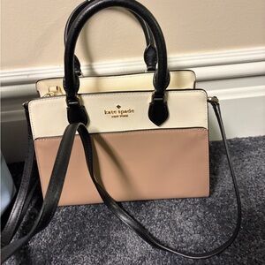Kate Spade Cream and Tan Satchel